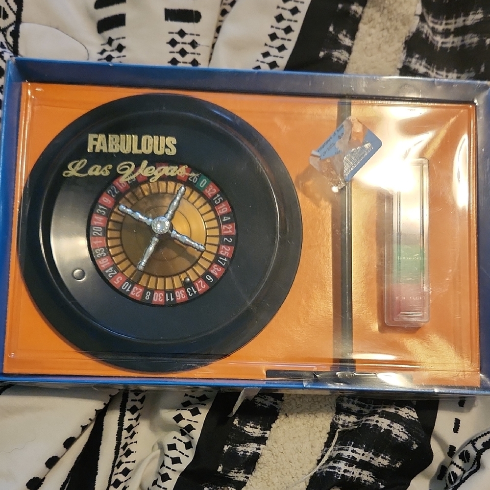 Roulette Set - Black and Orange